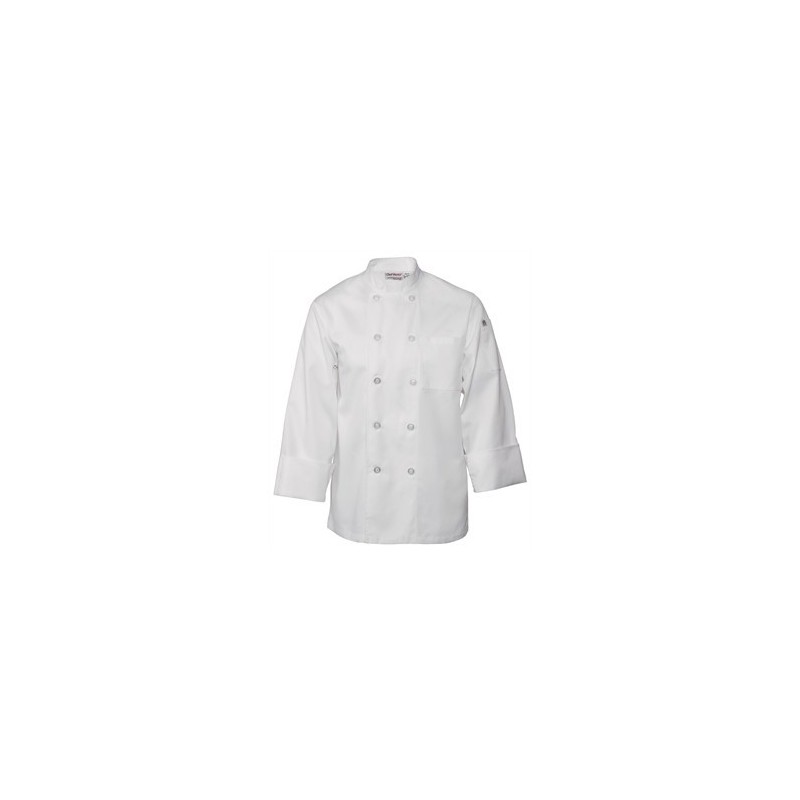 Veste chef blanche Le Mans Chef Works XS