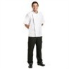 Veste chef unisexe blanche manches courtes Chef Works Taille L