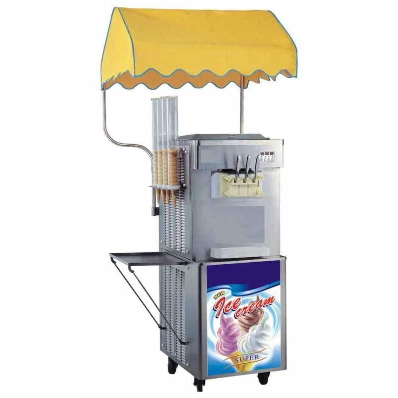 Machine à glace italienne de comptoir 1,1 kw 1 manette
